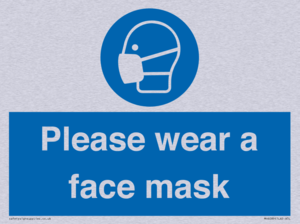 Please wear a face mask